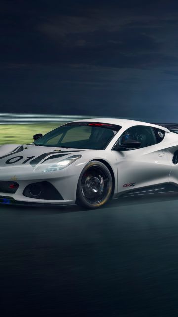Lotus Emira GT4, Sports cars, Race cars, Race track, 2022, 5K, 8K