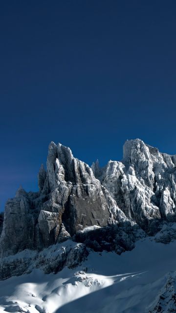 Gross Spannort Mountain, Uri Alps, Switzerland, Alps mountains, 5K, 8K