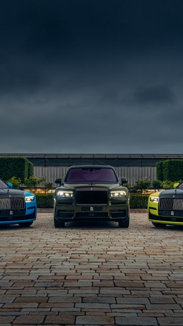 Rolls-Royce, Goodwood Festival of Speed, Rolls-Royce Cullinan Black Badge, Rolls-Royce Dawn Black Badge, Rolls-Royce Ghost Black Badge, 2022, 5K, 8K