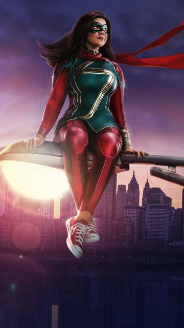 Iman Vellani as Kamala Khan, Ms. Marvel, Marvel Superheroes, 2022 Series, TV series