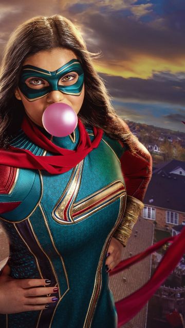 Ms. Marvel, Iman Vellani as Kamala Khan, Marvel Superheroes, 2022 Series, TV series