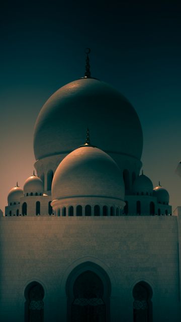 Abu Dhabi, Sheikh Zayed Grand Mosque, United Arab Emirates, Ancient architecture, Islamic, Arab, Spiritual