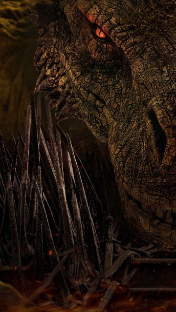 Syrax, Rhaenyra Targaryen's dragon, House of the Dragon, Season 1, 2022 Series
