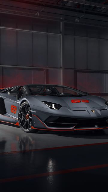 Lamborghini Aventador SVJ, Dark aesthetic, 5K, 8K, 2020