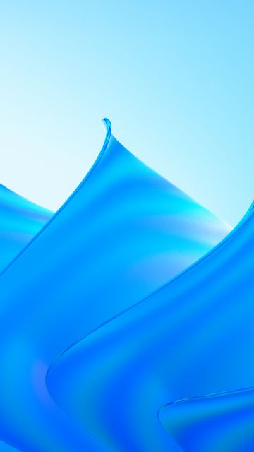 Glass, CGI, Light, Abstract background, Blue background, 3D background