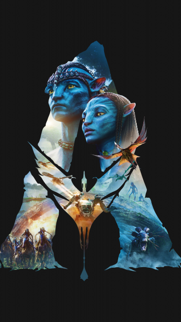 Avatar: The Way of Water, Dark background, Avatar 2, 2022 Movies, 5K, 8K