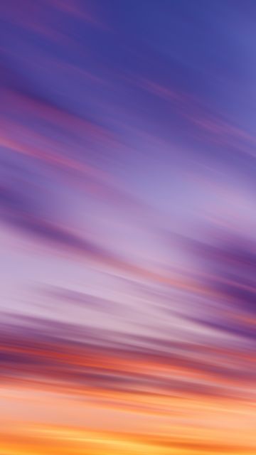 Sunset, Evening sky, Motion blur, Scenic, 5K