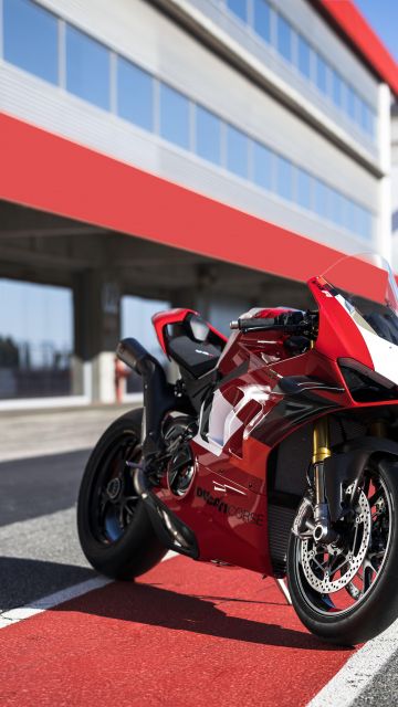 Ducati Panigale V4 R, 5K, Sports bikes, Race track, 2023, 8K