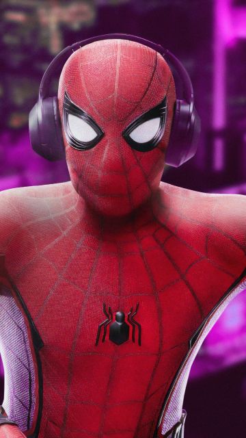 Spider-Man, Listening music, Marvel Superheroes, Spiderman