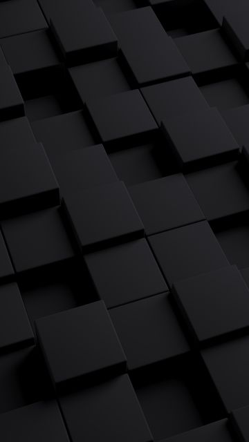 3D, Cubes, Squares, Dark