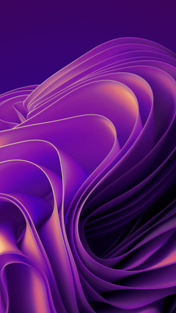 Windows 11, Purple, Abstract background, Stock