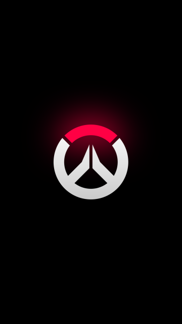 Overwatch 2, Overwatch logo, Dark background, Minimal logo