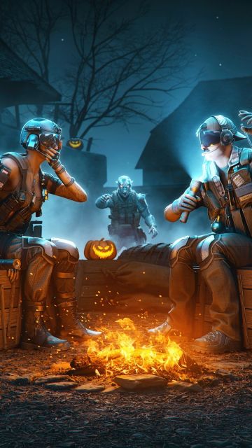 PlayerUnknown's Battlegrounds, Halloween party, PUBG, Campfire