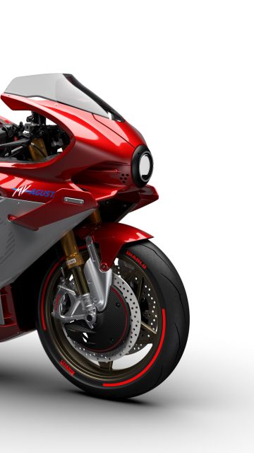 MV Agusta Reveals Superveloce 1000 Serie Oro, 2023, Sports bikes, White background