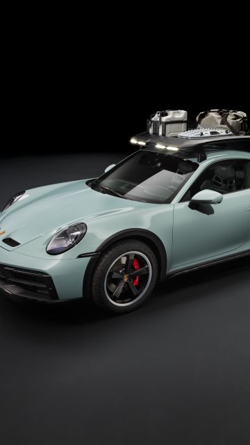Porsche 911 Dakar, Sports cars, Dark background, 5K, 8K