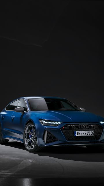 Audi RS 7 Sportback performance, Dark background, 5K