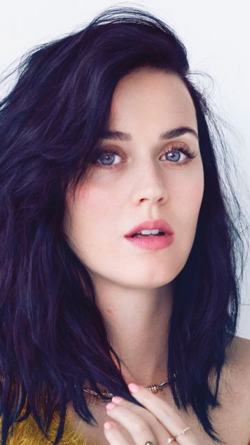 Katy Perry, Portrait, American singer, White background