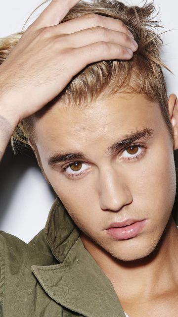 Justin Bieber, Canadian singer, White background