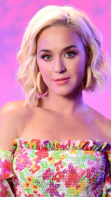 Katy Perry, Pink aesthetic, American singer, Pink background, Girly backgrounds
