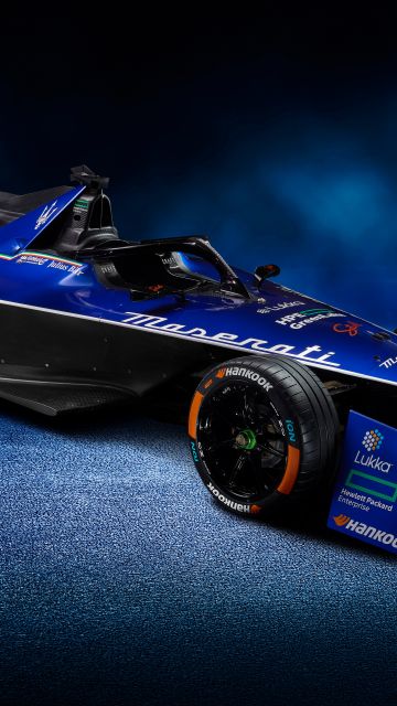 Maserati Tipo Folgore, Formula E racing car, Electric Race Cars, 5K
