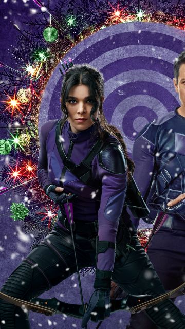 Hawkeye, So This Is Christmas, Jeremy Renner as Clint Barton, Hailee Steinfeld as Kate Bishop, Christmas special