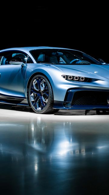 Bugatti Chiron Profilee, Sports cars, Dark background
